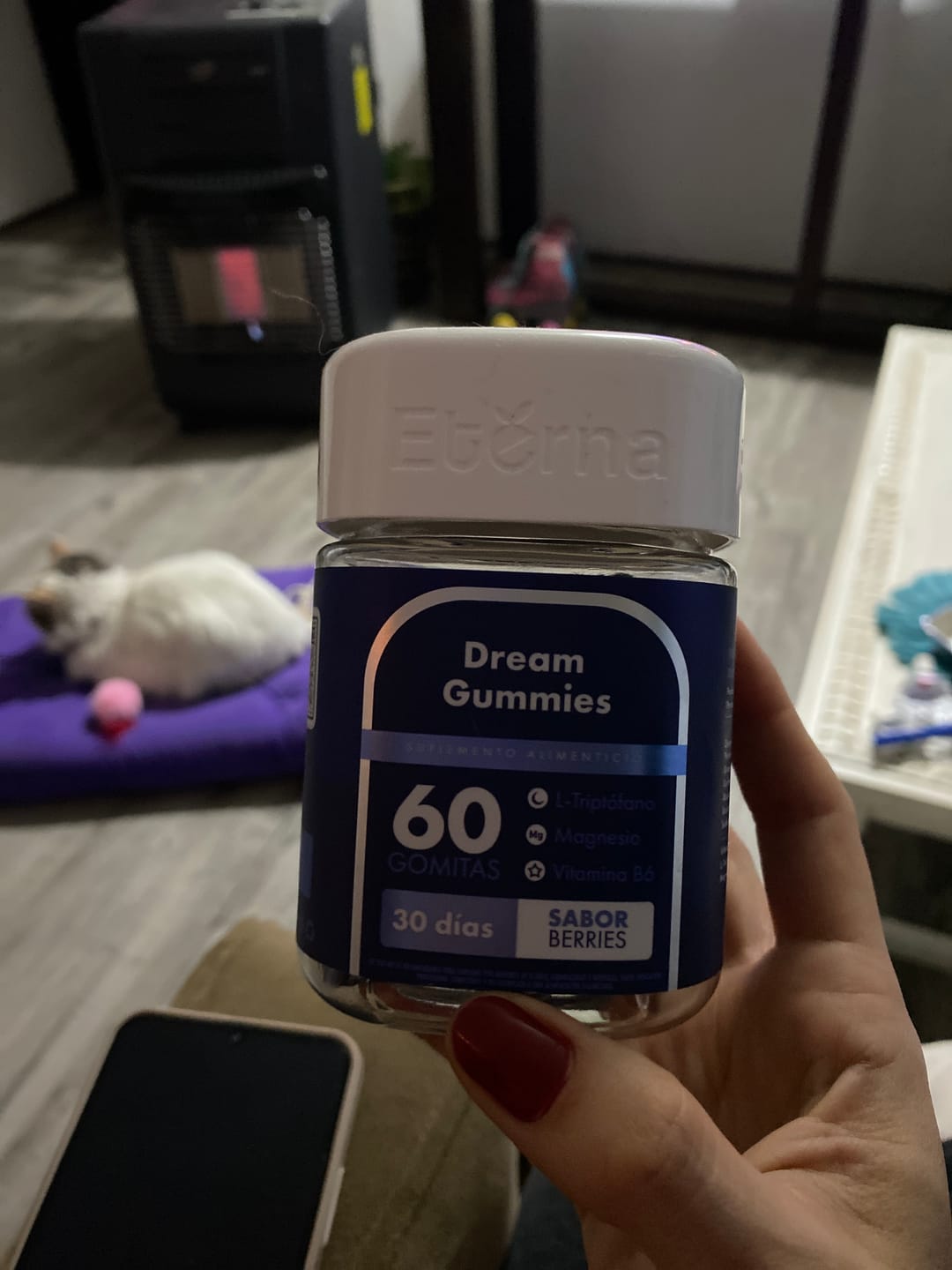 Customer photo review of Dream Gummies | Suscripción