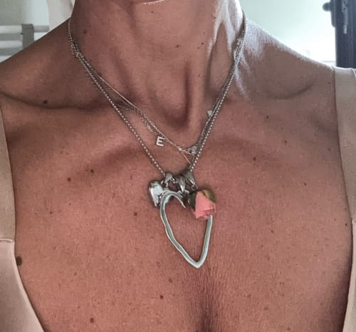 Customer photo review of Ciondolo "Cuore Leggero"