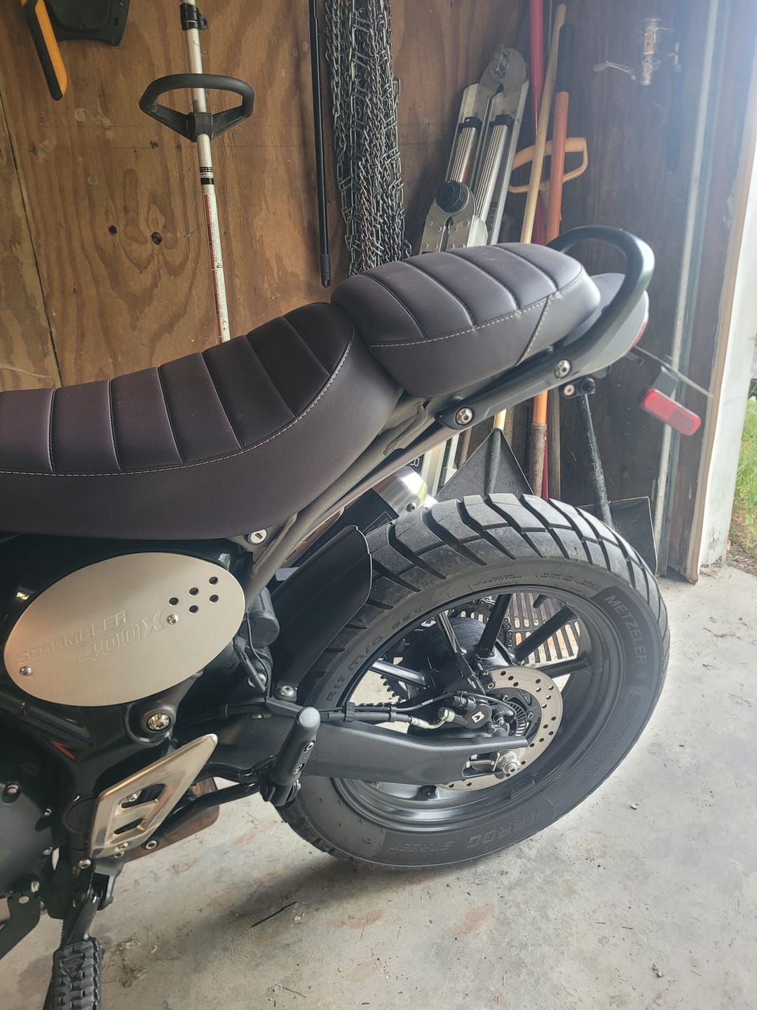 Customer photo review of Triumph Speed 400 & Scrambler 400 Plug & Play Tail Tidy Kit