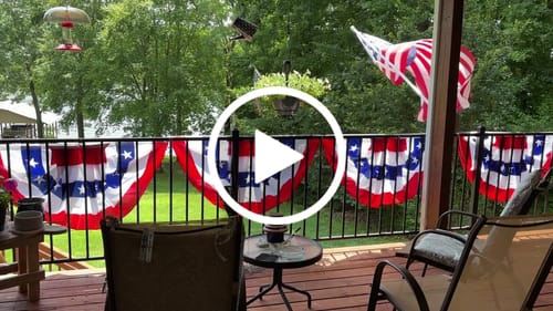 Customer video review of Heavy Duty American Nylon Flag - Made In USA