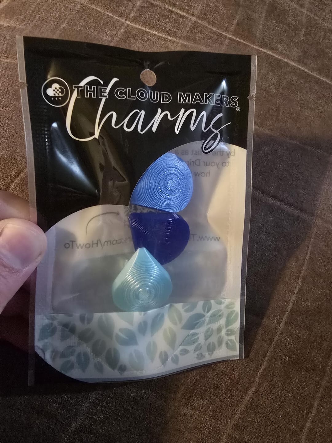 Customer photo review of Water Drop Charm Set