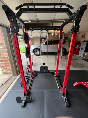 Customer photo review of Major Fitness Weight Stack Set