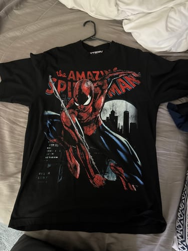 Customer photo review of "Spiderman" v2 T-Shirt