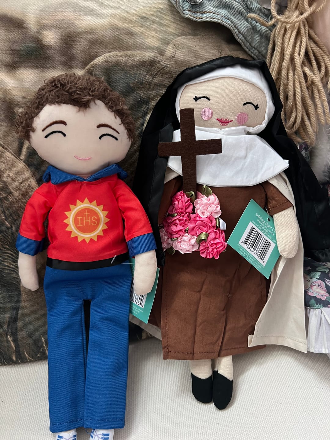 Customer photo review of St. Thérèse of Lisieux Rag Doll