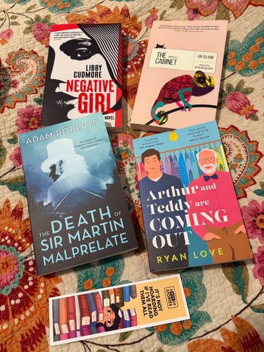 Customer photo review of Build Your Fiction Box - 4 Books