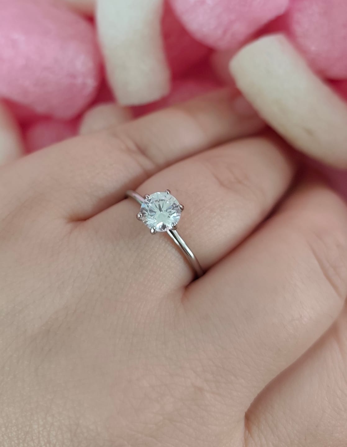 Customer photo review of Verena Ring | 18K vergoldet
