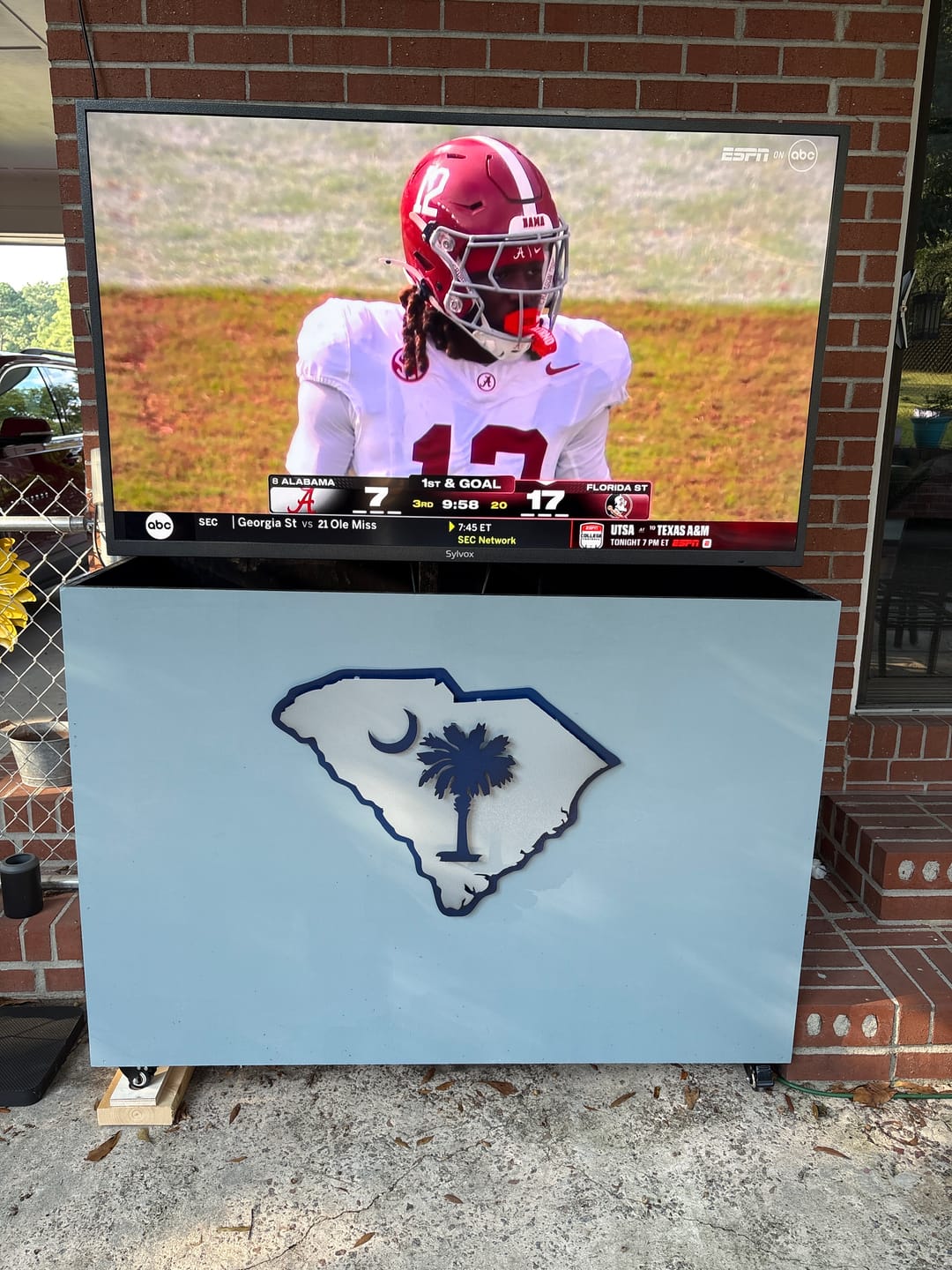 Customer photo review of South Carolina State Emblem 3D Vintage Metal Wall Art