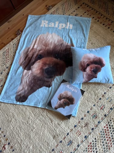 Customer photo review of Petcanva©オーダーメイド ペット似顔絵