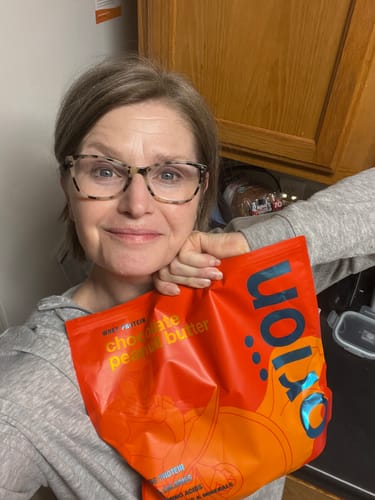 Customer photo review of Chocolate Peanut Butter Whey Isolate