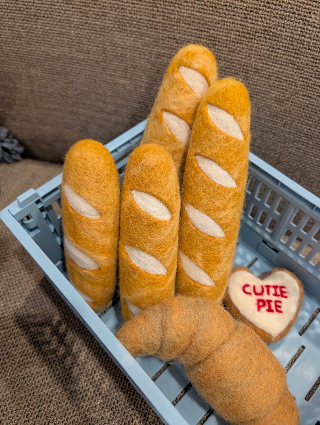 Customer photo review of Felt Baguette (Set of 2)