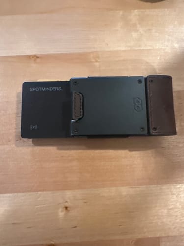 Customer photo review of SPOTMINDERS. Tracking card