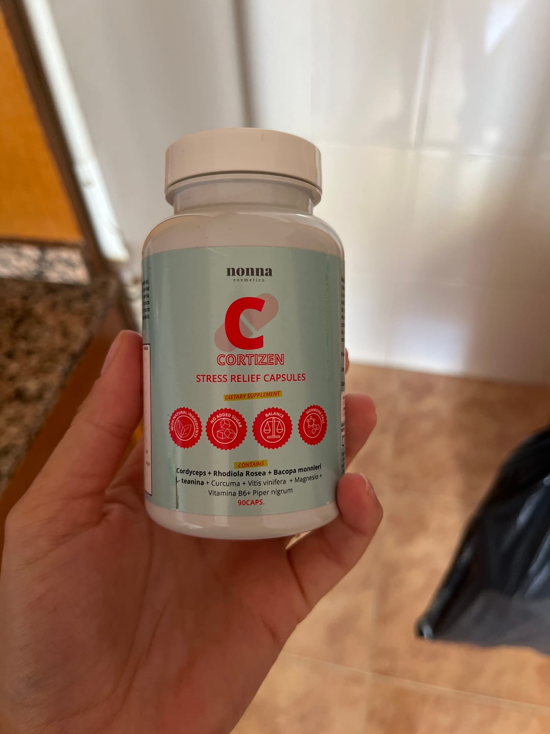 Customer photo review of CORTIZEN - MANEJO DEL ESTRÉS & BALANCE HORMONAL