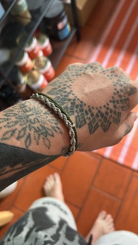 Customer photo review of ROPE BRACELET 5MM | Silver