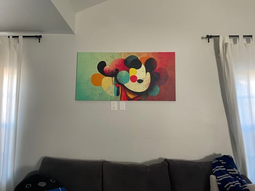 Customer photo review of Abstract Mickey