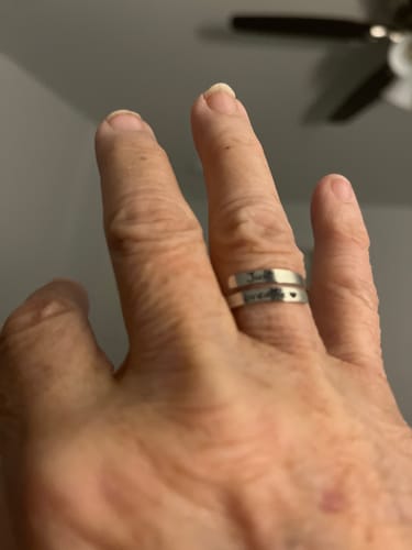 Customer photo review of Just Breathe Ring