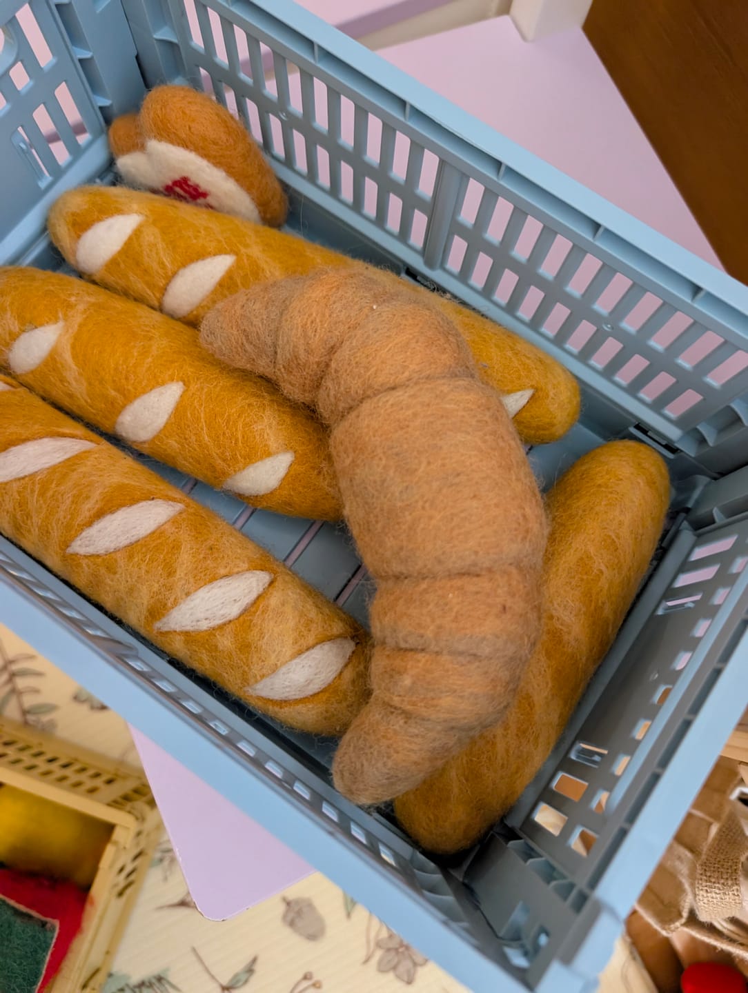 Customer photo review of Felt Plain Croissant