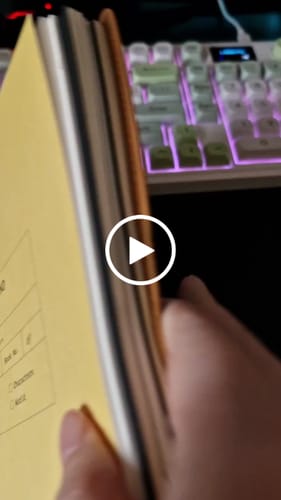 Customer video review of Refillable Notebook Folio Gift