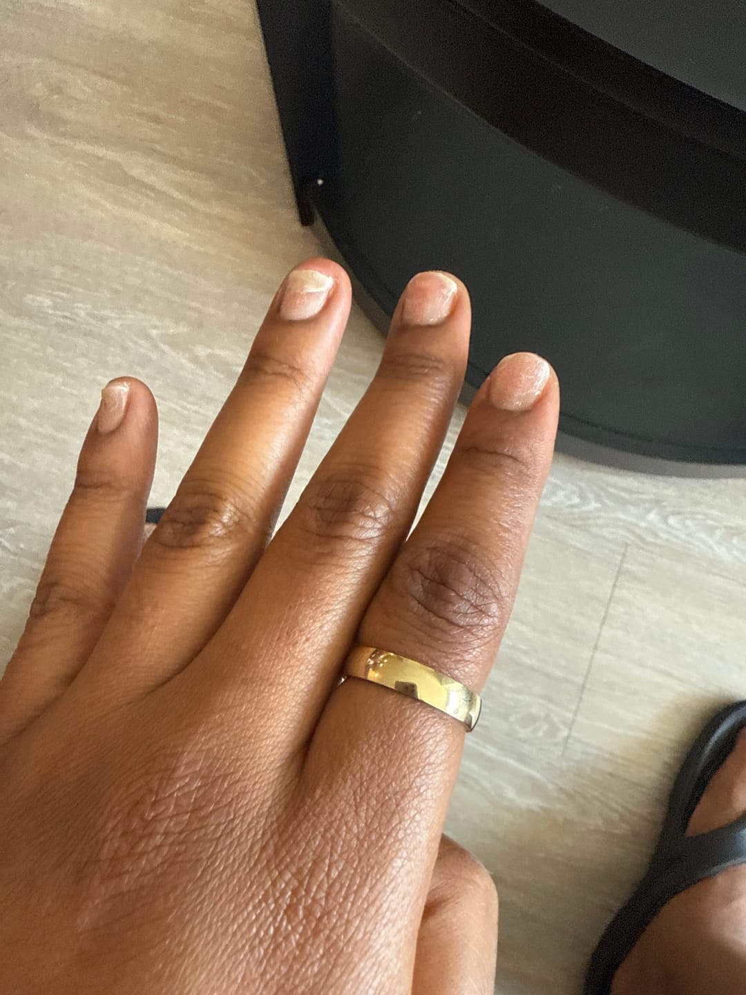 Customer photo review of Simple Band Ring