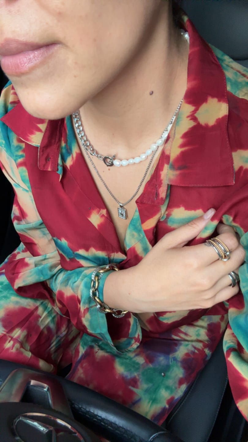 Customer photo review of SHIBORI SILK SET