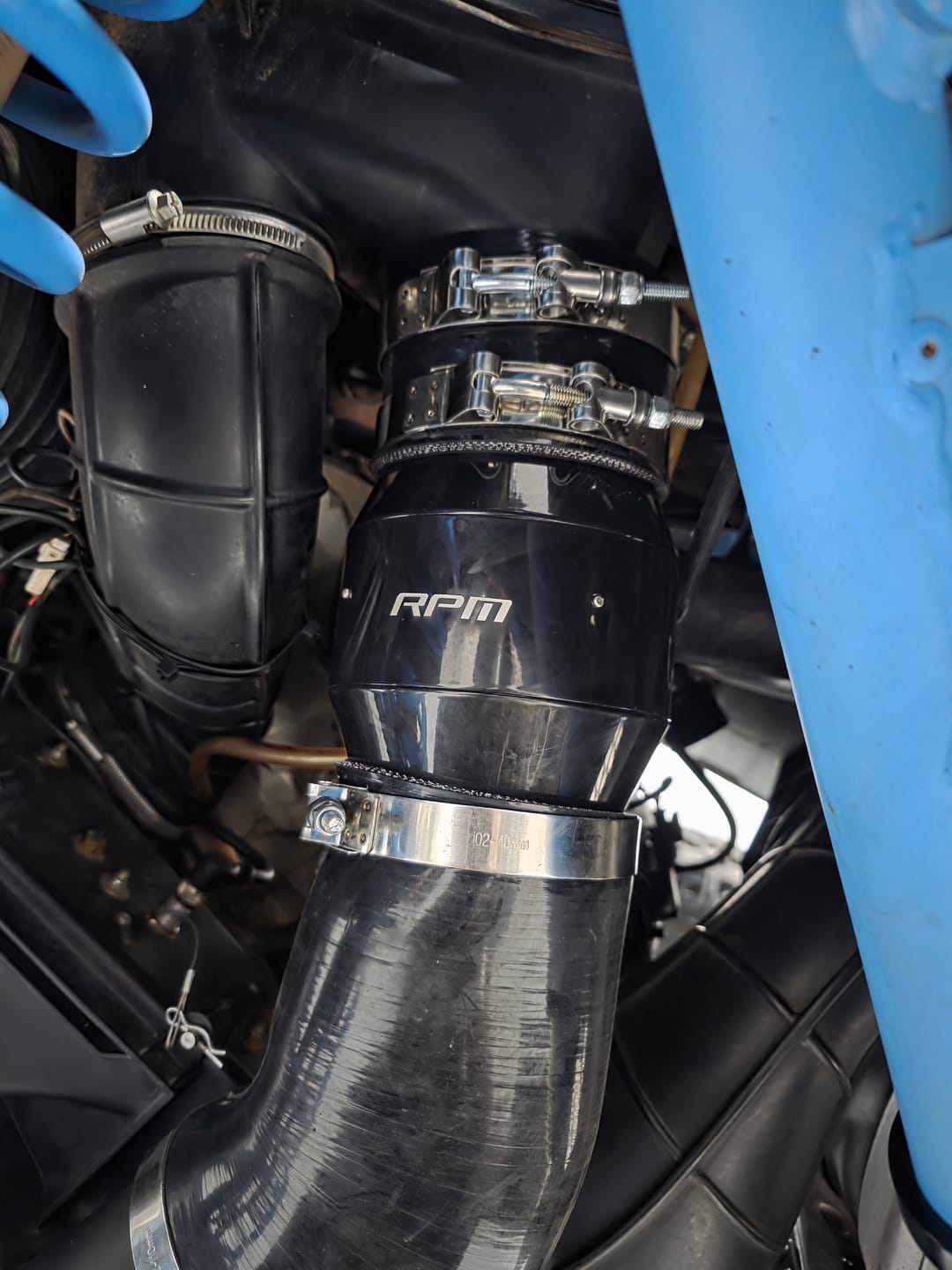 Customer photo review of RPM Can-Am Maverick X3 "ECF" Electric Clutch Blower Fan Kit - Lower Clutch / Belt Temperature