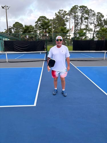 Customer photo review of Baller Performance Tee (White)