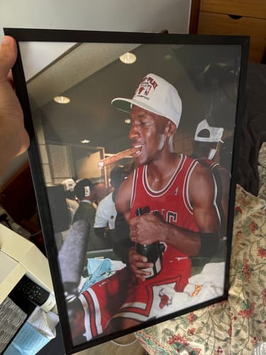 Customer photo review of Michael Jordan