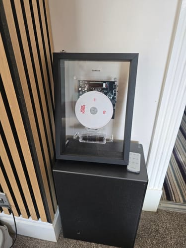 Customer photo review of M1 Music Frame CD Player With Bluetooth