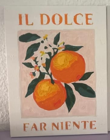 Customer photo review of Malen nach Zahlen – 6 Mini-Gemälde | Italienische ''Dolce Vita'' Set