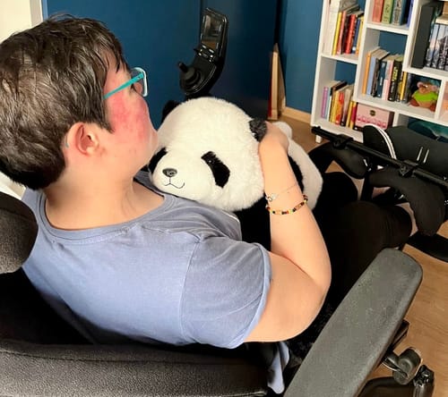 Customer photo review of Bambu™ the Panda Weighted Animal