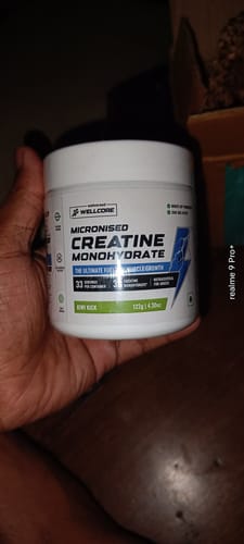 Customer photo review of Wellcore - Pure Micronised Creatine Monohydrate | Kiwi Kick (122g, 33 servings)