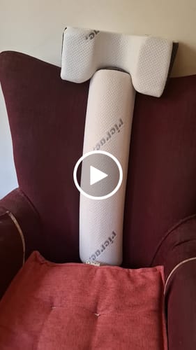 Customer video review of Neck and Back Exercise Pillow - Reduit
