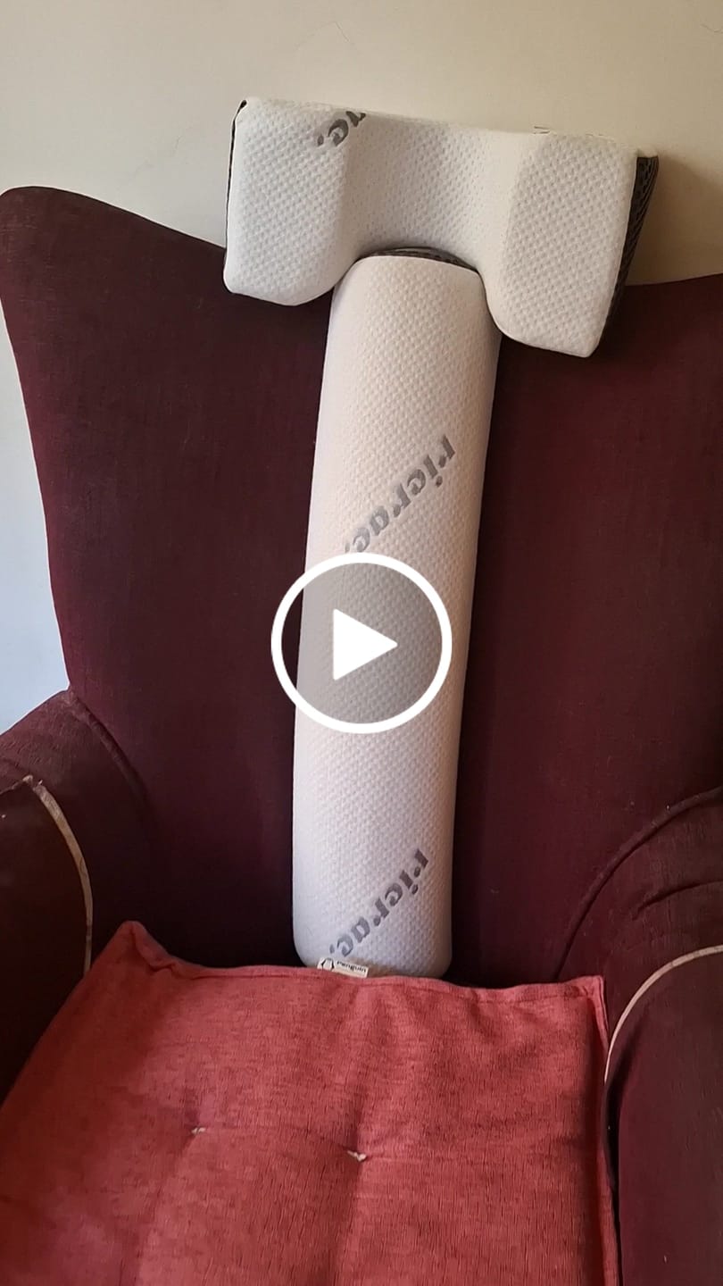 Customer video review of Neck and Back Exercise Pillow - Reduit