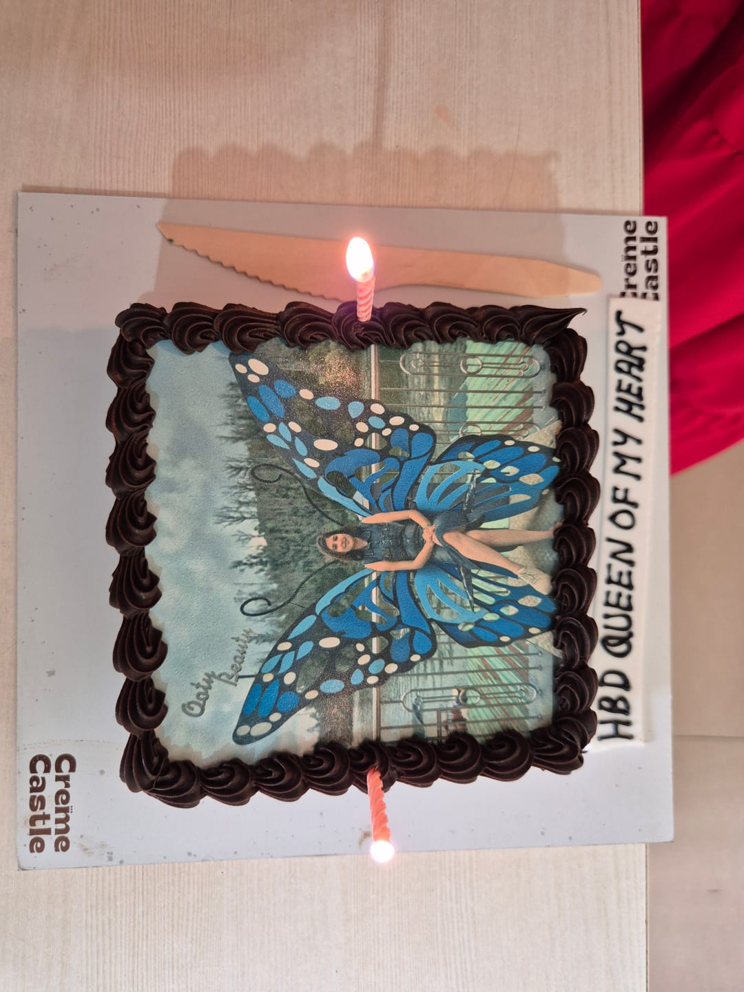 Customer photo review of Portrait Photo Cake
