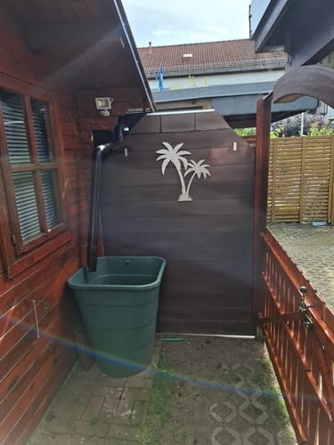 Customer photo review of Gartenstecker Palme