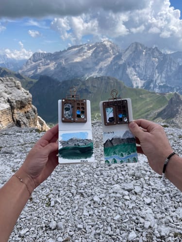 Customer photo review of Tobios Mini Akvarellsett