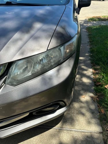 Customer photo review of Automotive Headlight Restoration Fluid