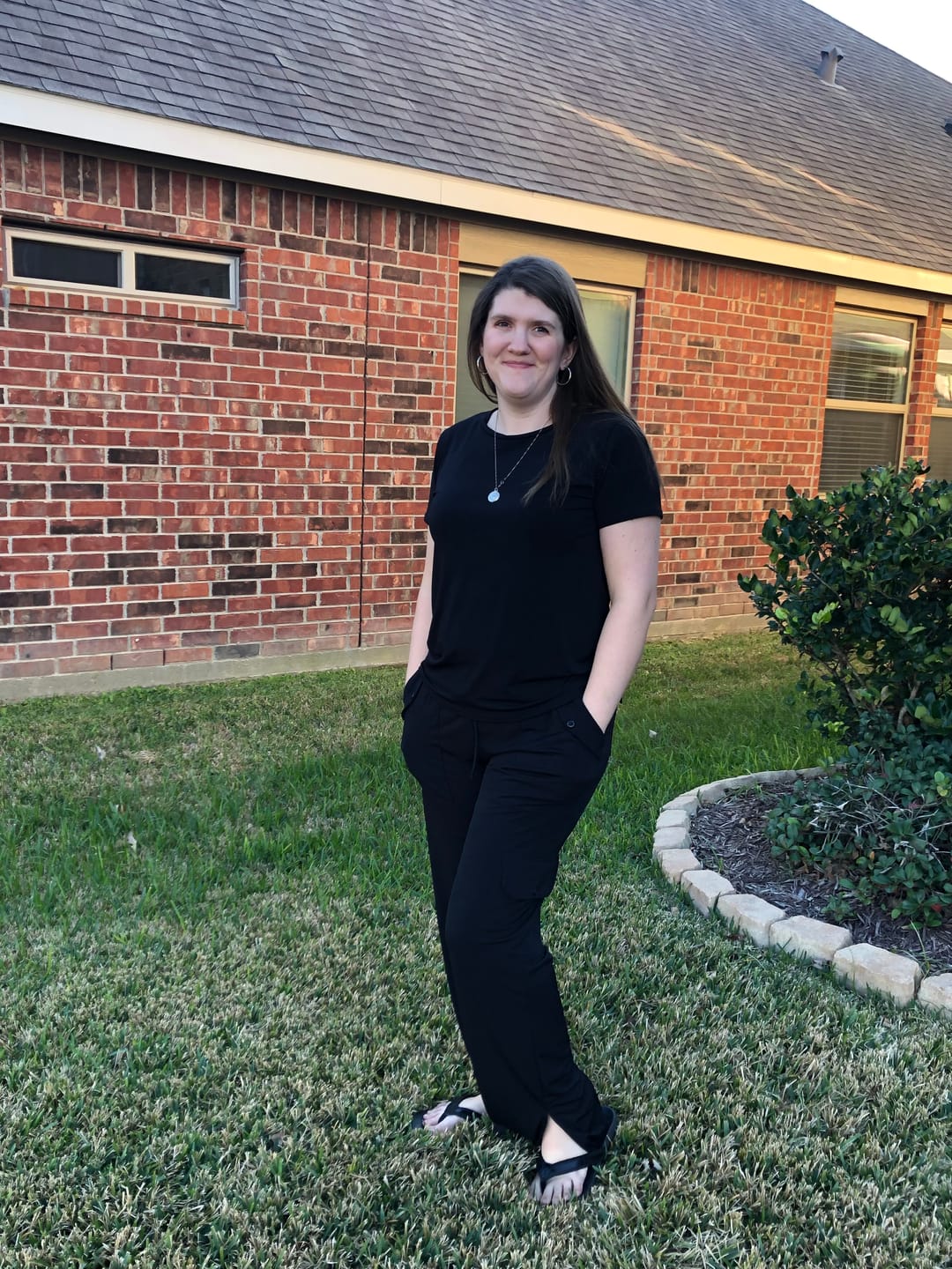 Customer photo review of Brigitte Brianna Track Pants