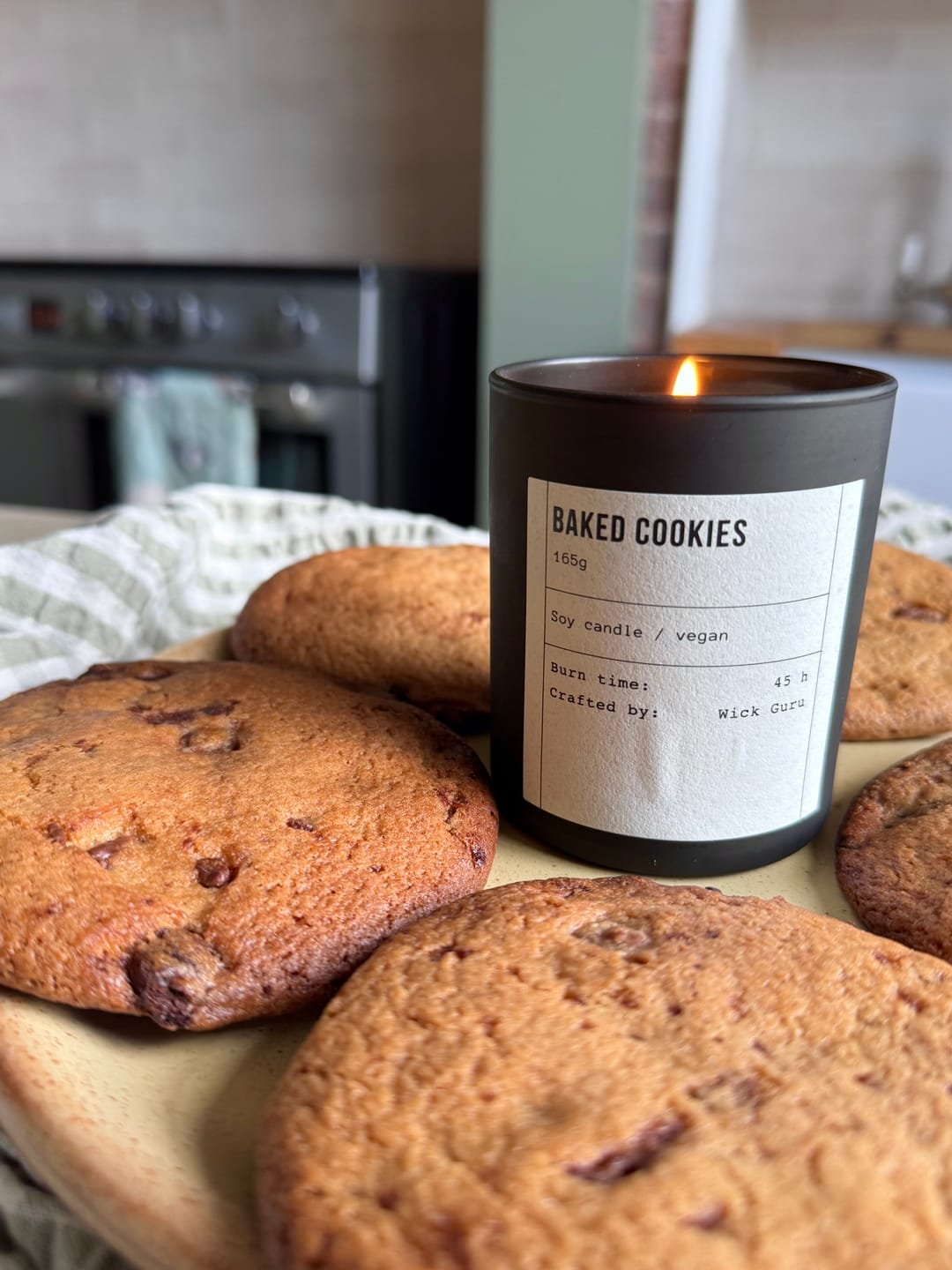 Customer photo review of Baked Cookies Candle