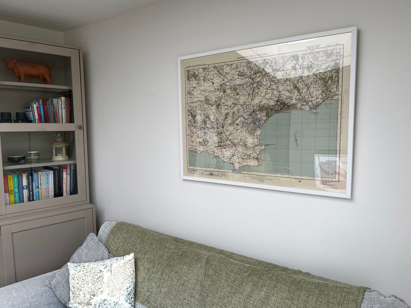 Customer photo review of Old Ordnance Survey Map, Sheet 141 - Bournemouth & Swanage, 1919-1926: Poole, Christchurch, Wareham, Poole Harbour, Isle of Purbeck, Corfe Castle