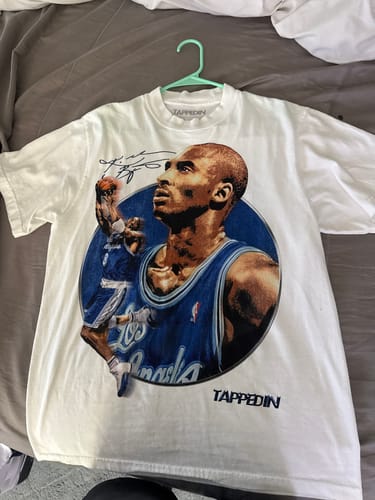 Customer photo review of "French Blue Kobe" T-Shirt