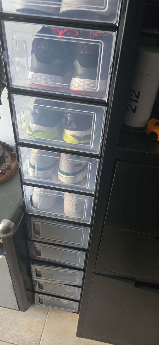Customer photo review of Air Box - Cajas Transparentes Premium Para Sneakers Set de 12