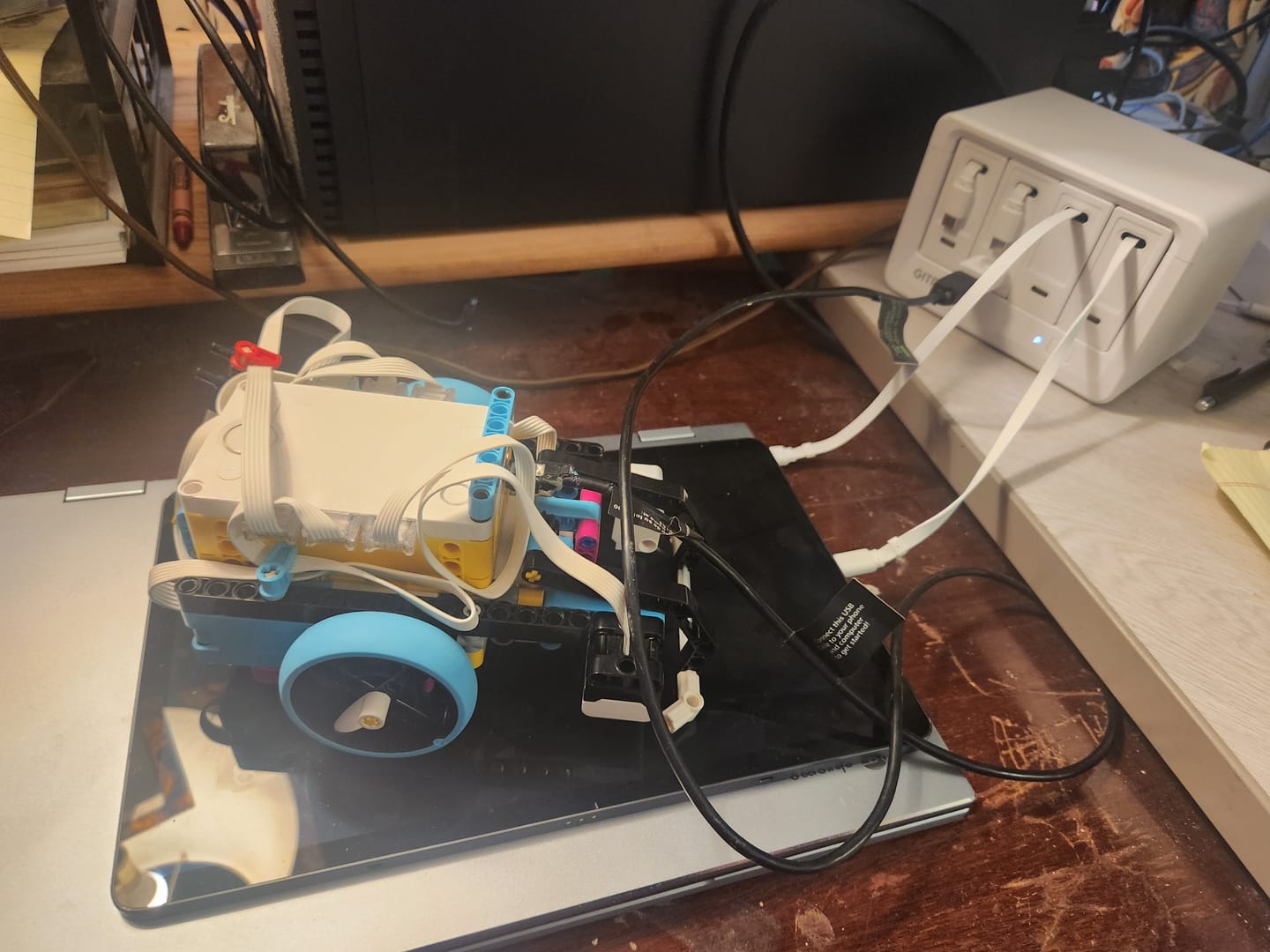 Customer photo review of Gitryin Retractable Charger for 3C Devices [DIY]