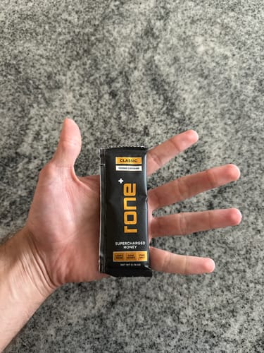 Customer photo review of 100mg Caffeine - Classic - SuperCharged Honey (20-Pack)