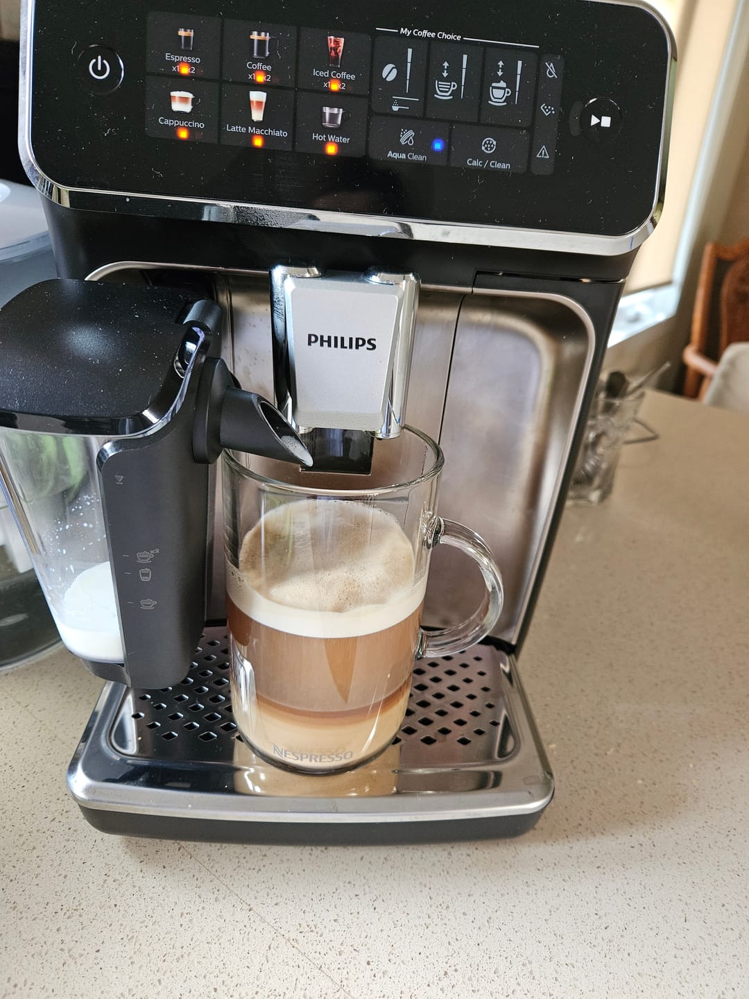 Customer photo review of Philips - Series 3300 LatteGo (SilentBrew)