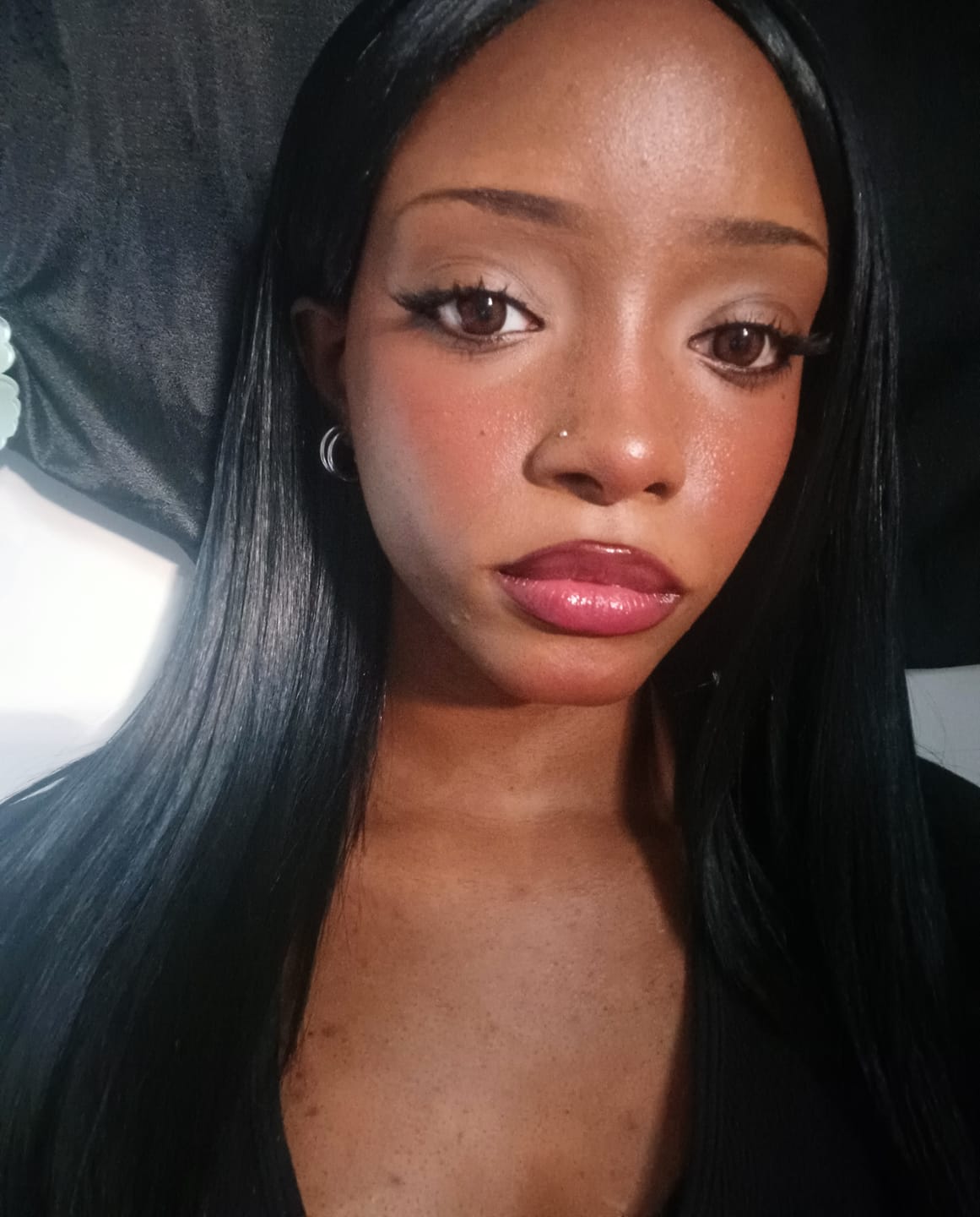 Customer photo review of 2Dadoll Lily Brown Colored Contact Lenses(1 pair)