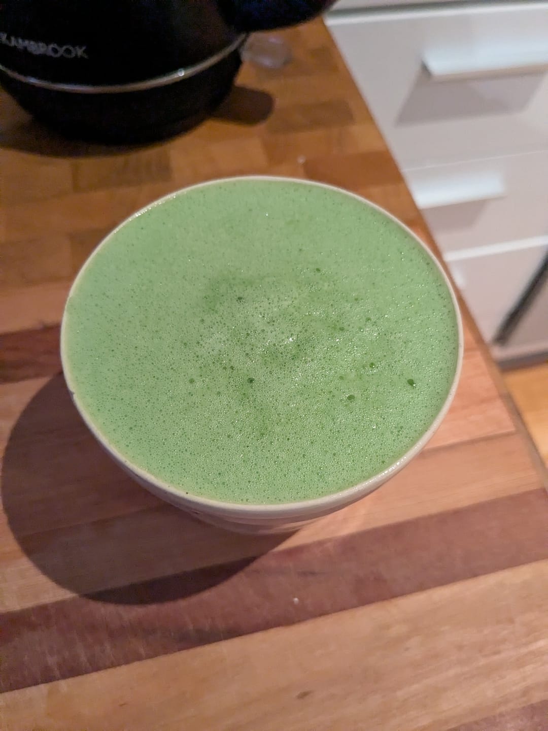 Customer photo review of Gourmet's Gold Artisan Matcha (Latte)