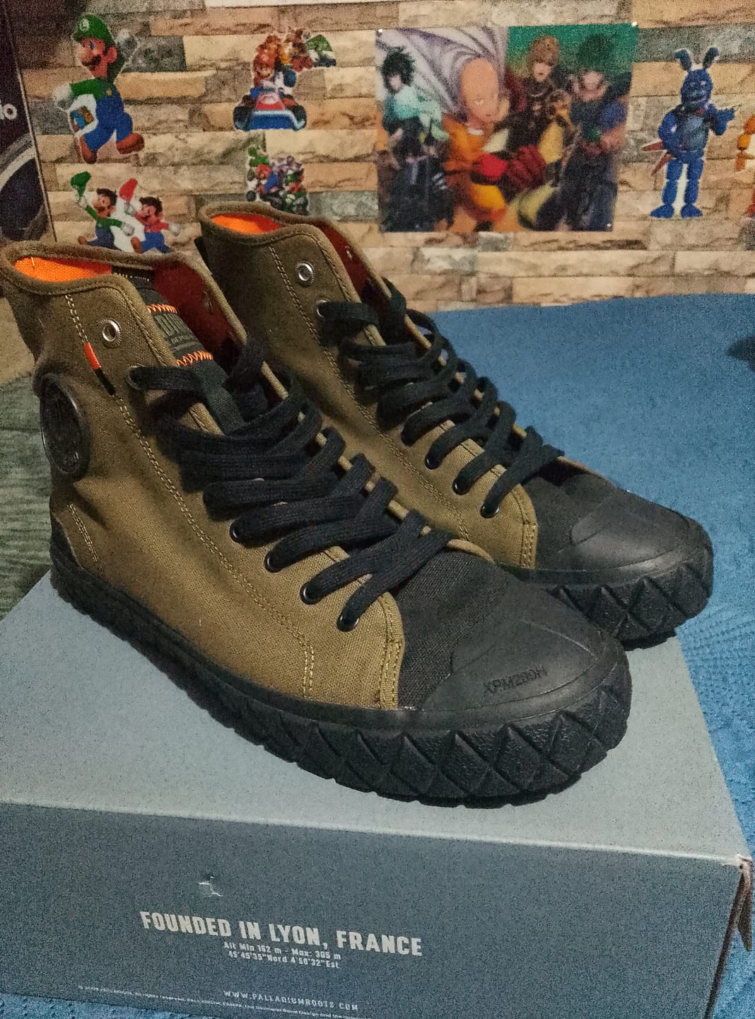 Customer photo review of Zapatilla Palladium Palla Ace Mid Hombre Verde - Suela Negro