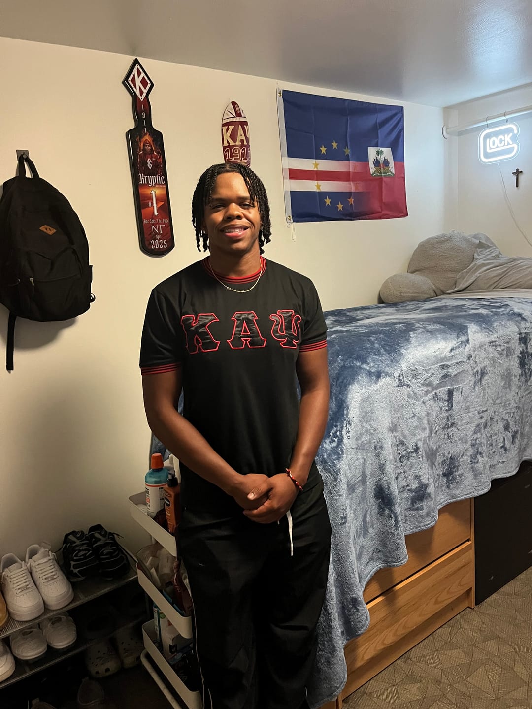 Customer photo review of Custom Standard Flags
