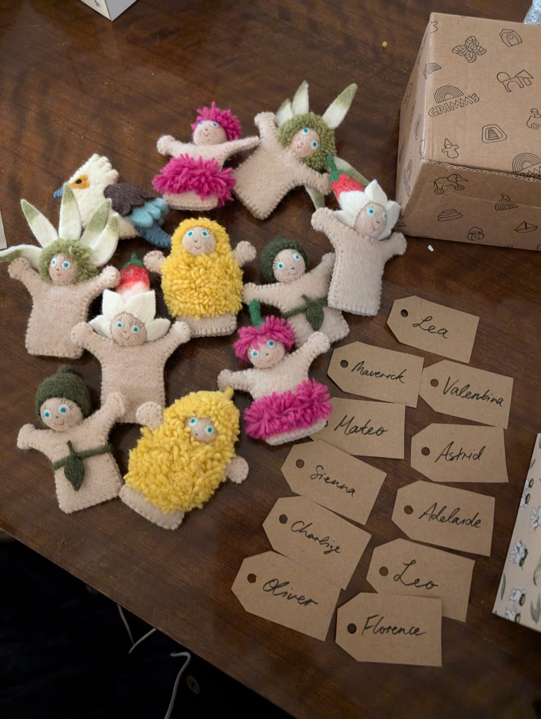Customer photo review of May Gibbs x Tara Treasures  - Bush Babies Finger Puppets Set