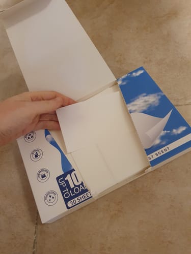 Customer photo review of דפי ניקוי כביסה